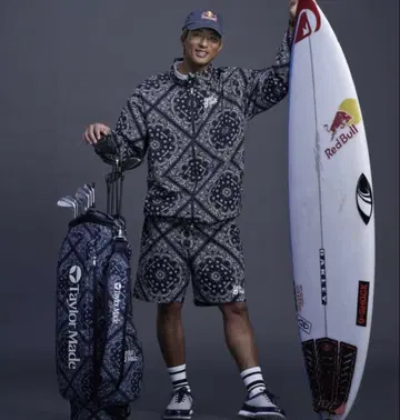 즉시 완판 테일러메이드 블루종 지퍼 페이즐리 반다나 하이넥