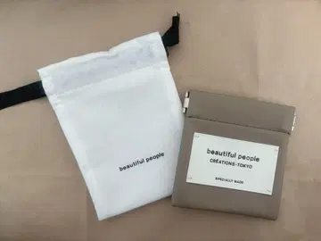 beautiful people 가죽 스몰 코인 케이스
