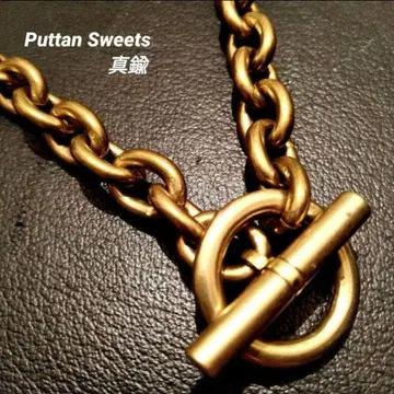 [Puttan Sweets] 놋쇠 원형 오벌 목걸이 806