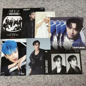 ATEEZ 엽서 미니 포스터 브로마이드 세트 홍중