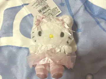 헬로키티 화이트 고양이 발레리나 마스코트