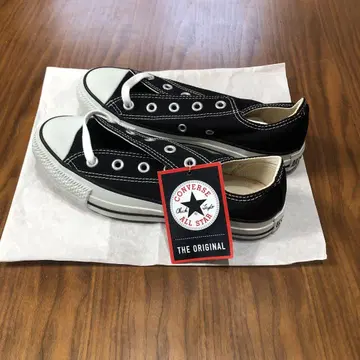 미사용 새상품 CONVERSE ALL STAR 블랙 로우컷