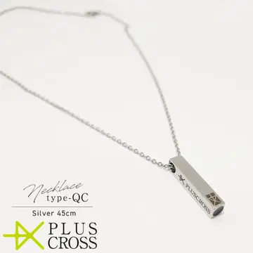 PLUSCROSS QC Silver 45cm 전자파 대책 건강 스트레스
