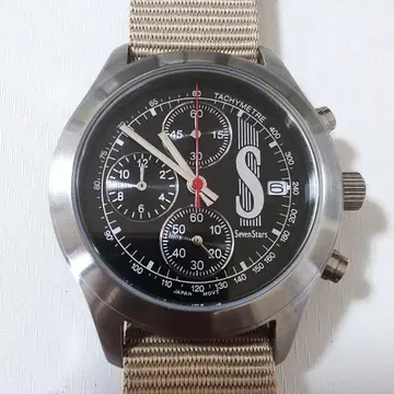 Seven Stars 1998 MODEL 쿼츠 손목시계 크로노그래프