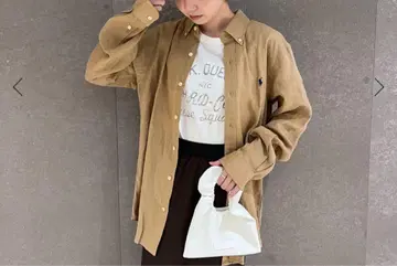 랄프 로렌 CLASSIC FIT 린넨 실크 셔츠 오버사이즈 L