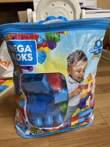 MEGA BLOKS BIG Building Bag 80개