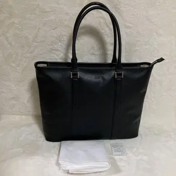 미사용 새상품 다케오 키쿠치 가죽 토트백 비즈니스 블랙