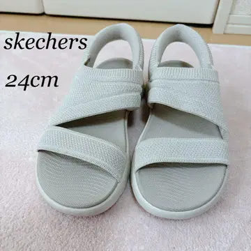 스케쳐스 슬립인스 샌들 24cm 내추럴