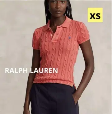 [폴로 랄프로렌] Ralph Lauren 반팔 니트 피케 셔츠 xs