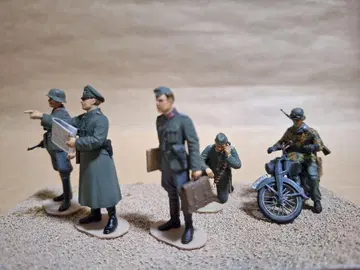 독일 지휘관 & 바이크 1/35