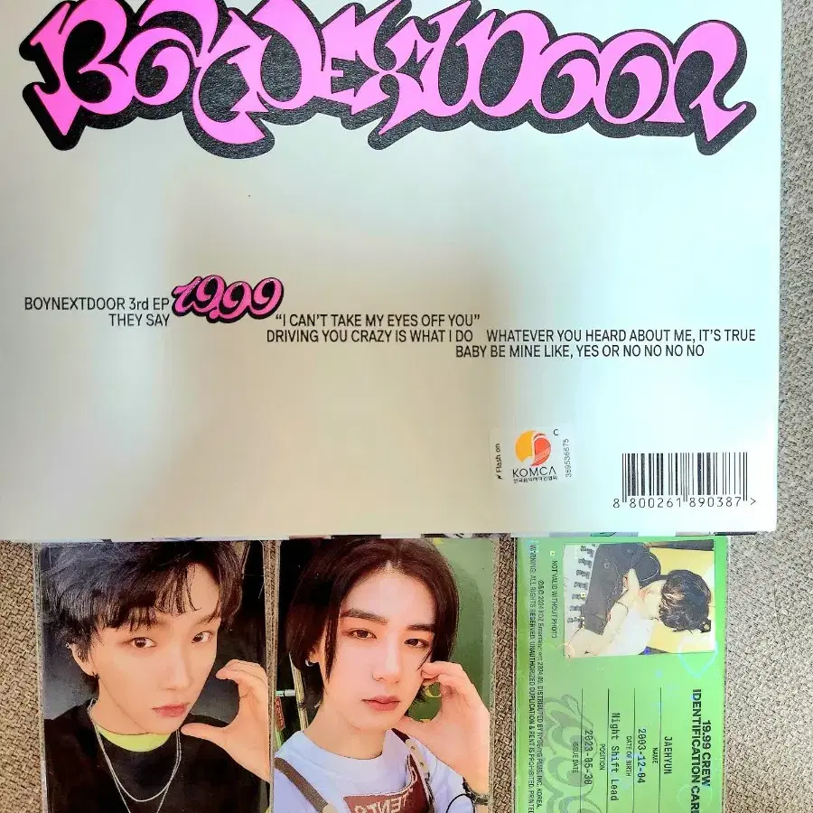 (新品未使用未開封) Boynextdoor 19.99 twenty nice Amazon.com: BOYNEXTDOOR 19.99 Album [Nice + Dangerous +