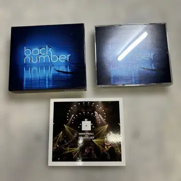 back number 앙코르 초회 한정판 A