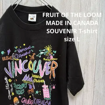 캐나다제 프룻 오브 더 룸 Vancouver T셔츠 L