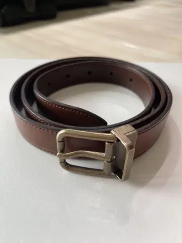 D&G 돌체&가바나 내로우 가죽 벨트 95cm 38인치 베이지