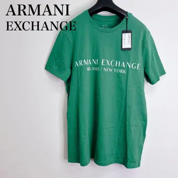 택 포함 새상품 ARMANI EXCHANGE 그린 T셔츠