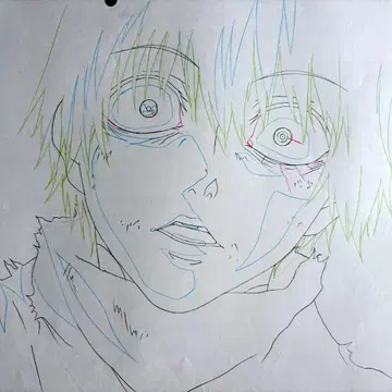 도쿄 구울 친필 원화 카네키 / 애니메이션 동영상 원동화 / Anime
