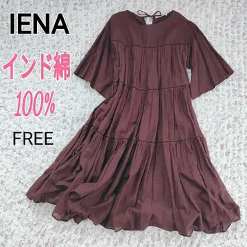 가성비 좋음 IENA/이에나 인도 면 100 원피스 상의 튜닉