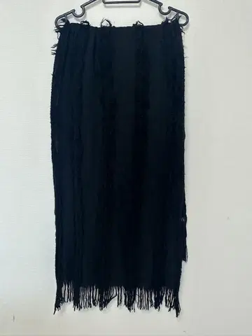 Y's 프린지 블랙 스톨