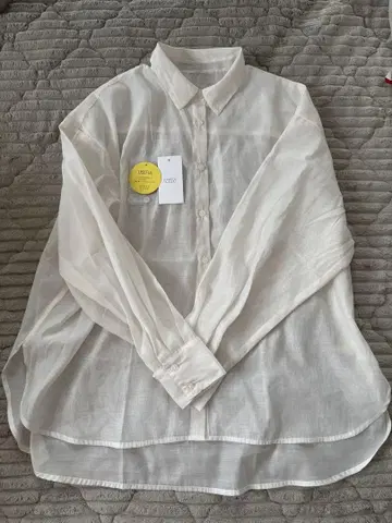 LOWRYS FARM 시어 셔츠 LS 아이보리