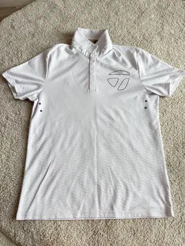 TaylorMade 화이트 피케 셔츠