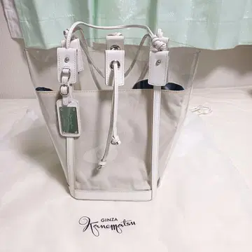 긴자 카네마츠 클리어 백 세로형