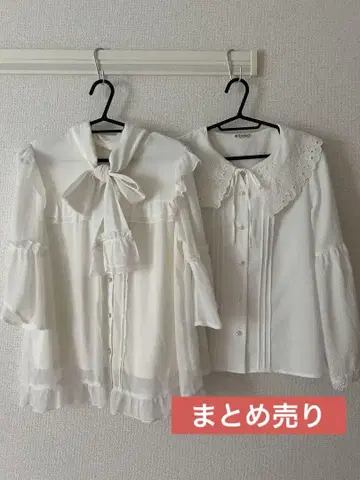 axes femme 블라우스 화이트 묶음 판매