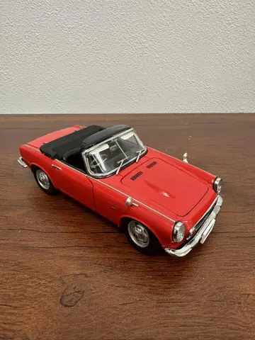 정교 모델 HONDA S800 오픈 빨간색 미니카