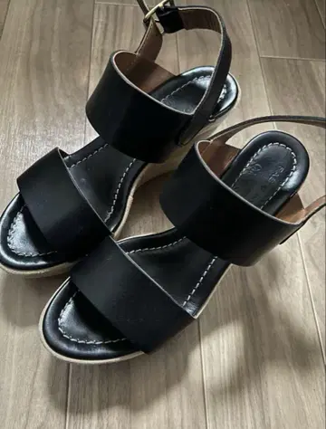 [새상품급] FABIORUSCONI 파비오 루스코니 샌들 블랙 23cm