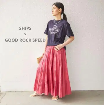 SHIPS 별주 GOOD ROCK SPEED 오리지널 로고 TEE