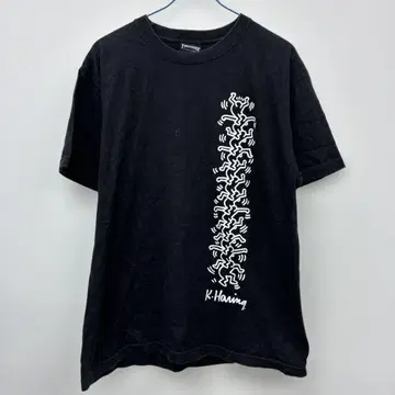 K. haring x THRASHER 티셔츠 블랙 L 31