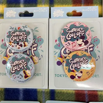 썸머 쿨오프 at Tokyo Disney Resort 캔뱃지