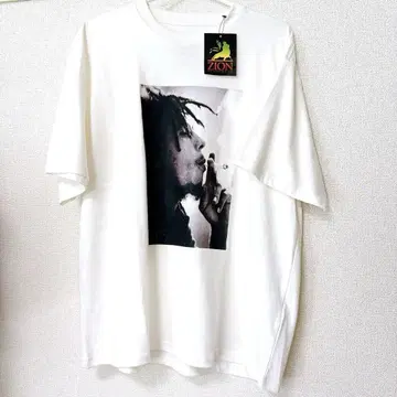 [새상품] BOB MARLEY 밥 말리 티셔츠 화이트 LL 사이즈