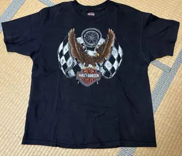 HARLEY DAVIDSON 할리데이비슨 T셔츠 체커 XL