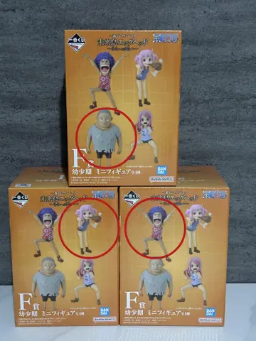 제일복권 원피스 미래섬 에그헤드 F상 유년 시절 미니 피규어