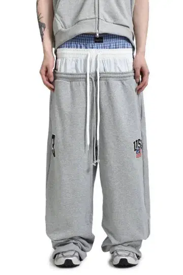 Project G/R 3 layered sweat pants GR L