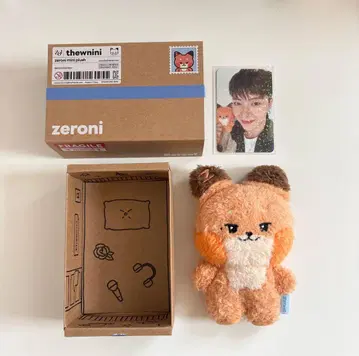 zerobassone 튜니니 봉제 인형 트레이딩 카드 박스 포함