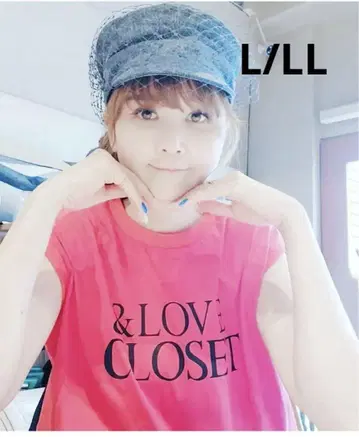 &LOVE CLOSET 앤드러브클로젯 슬리브리스 티셔츠 L/LL