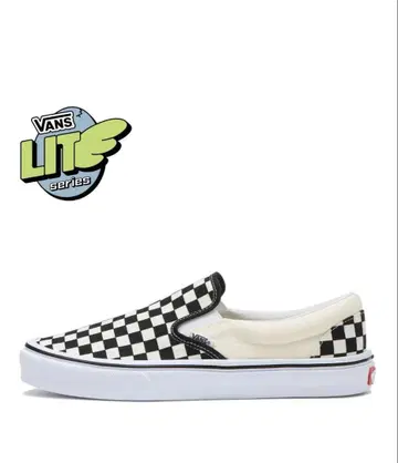 VANS LITE 슬립온 체커 패턴