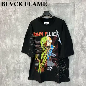 BLVCK FLAME 리메이크 티셔츠