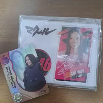 하마다 아리사 선수 카드 아크릴 스탠드 세트