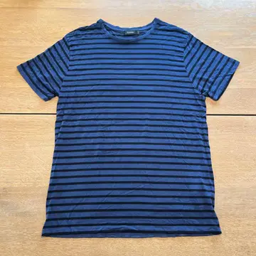 JIL SANDER 네이비 보더 티셔츠