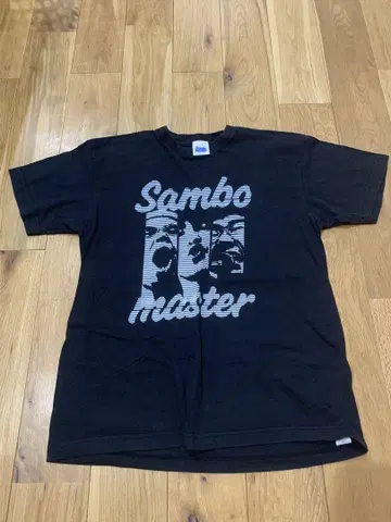 Sambo master 그래픽 티셔츠 2006년형 블랙