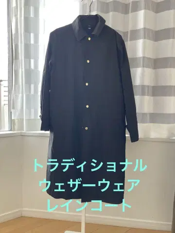 새상품급 트래디셔널 웨더웨어 레인코트 블랙