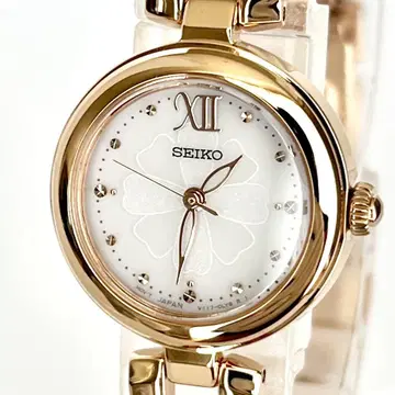 세이코 SEIKO 여성용 손목시계 작동 솔라 폴리싱 완료 s2170