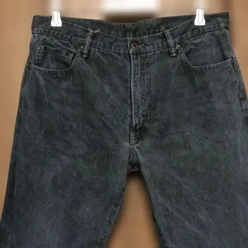 FUJITO 쪽 진흙 염색 데님 팬츠 W34 L 네이비