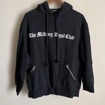 [ MILKBOY ] 밀크보이 풀오버 ROYAL CLUB 블랙