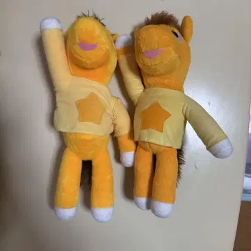 오렌지색 말 봉제인형 TCK의 우마타세 군 봉제인형 세트