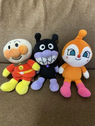 호빵맨 봉제 인형 세트