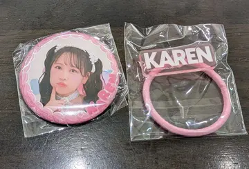 랜덤 캡슐 마츠모토 카렌 캔뱃지 머리끈