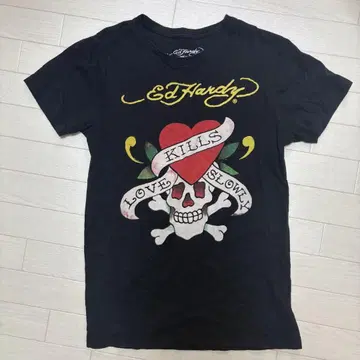 Ed Hardy 에드 하디 스컬 하트 티셔츠 M